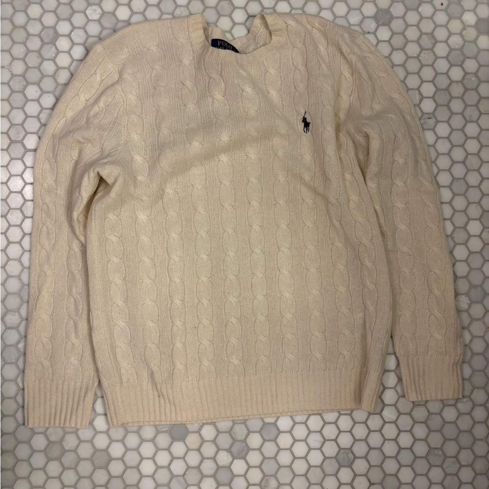 Ralph Lauren cable knit wool sweater